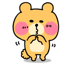 Round Bear sticker #130650