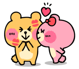 Round Bear sticker #130651