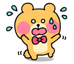 Round Bear sticker #130653