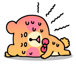 Round Bear sticker #130657