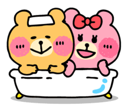 Round Bear sticker #130659