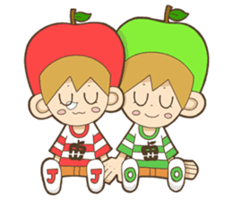 JONA and ORI -Twins Apple Brothers- sticker #130951