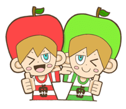 JONA and ORI -Twins Apple Brothers- sticker #130955