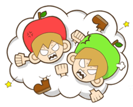 JONA and ORI -Twins Apple Brothers- sticker #130979