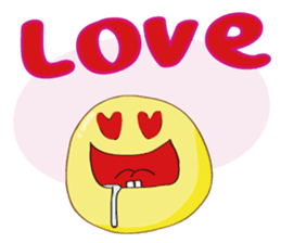 Mr. & Mrs. Yellow sticker #131620