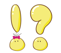 Mr. & Mrs. Yellow sticker #131622