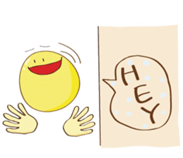 Mr. & Mrs. Yellow sticker #131624