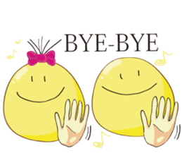 Mr. & Mrs. Yellow sticker #131625