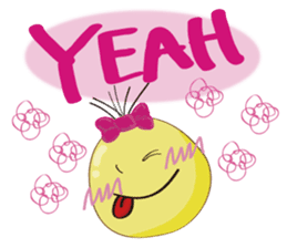 Mr. & Mrs. Yellow sticker #131628