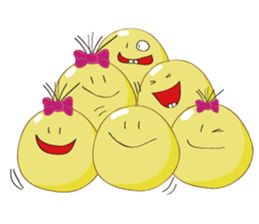 Mr. & Mrs. Yellow sticker #131631