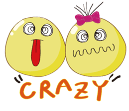 Mr. & Mrs. Yellow sticker #131646