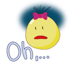 Mr. & Mrs. Yellow sticker #131648