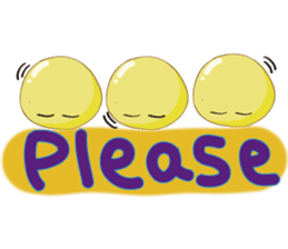 Mr. & Mrs. Yellow sticker #131653