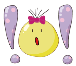 Mr. & Mrs. Yellow sticker #131654