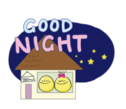 Mr. & Mrs. Yellow sticker #131655