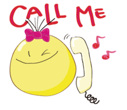 Mr. & Mrs. Yellow sticker #131656