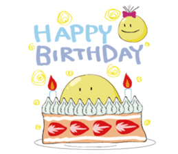 Mr. & Mrs. Yellow sticker #131659