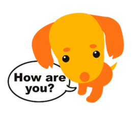 Mix dog Dachshund and Chihuahua "Chisu" sticker #131740