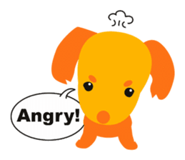 Mix dog Dachshund and Chihuahua "Chisu" sticker #131743