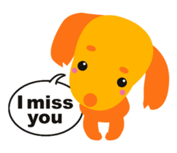 Mix dog Dachshund and Chihuahua "Chisu" sticker #131745