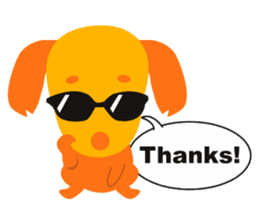 Mix dog Dachshund and Chihuahua "Chisu" sticker #131750