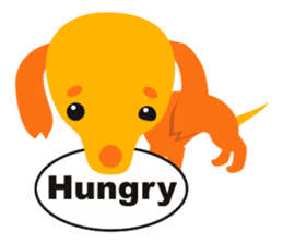 Mix dog Dachshund and Chihuahua "Chisu" sticker #131751