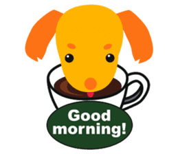 Mix dog Dachshund and Chihuahua "Chisu" sticker #131752