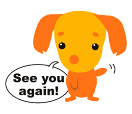 Mix dog Dachshund and Chihuahua "Chisu" sticker #131756