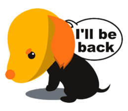 Mix dog Dachshund and Chihuahua "Chisu" sticker #131763