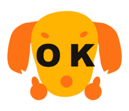 Mix dog Dachshund and Chihuahua "Chisu" sticker #131764