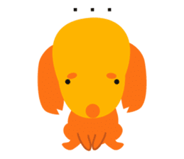 Mix dog Dachshund and Chihuahua "Chisu" sticker #131776