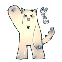 cat golem sticker #131900