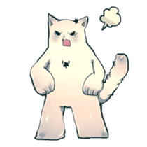 cat golem sticker #131902