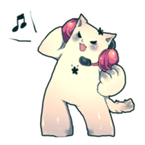 cat golem sticker #131903