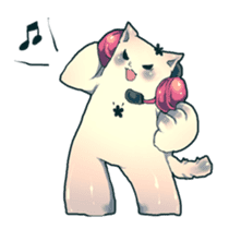 cat golem sticker #131903