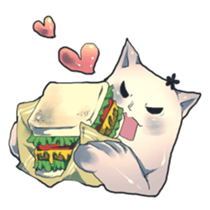 cat golem sticker #131909