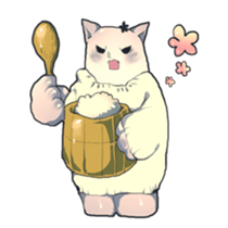 cat golem sticker #131918