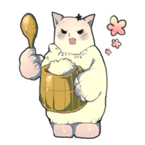 cat golem sticker #131918