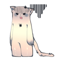 cat golem sticker #131921