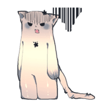 cat golem sticker #131921