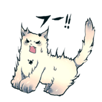 cat golem sticker #131923