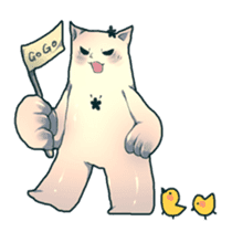 cat golem sticker #131925