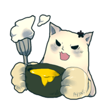 cat golem sticker #131929