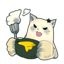 cat golem sticker #131929