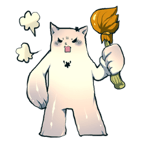 cat golem sticker #131932