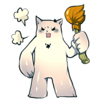 cat golem sticker #131932