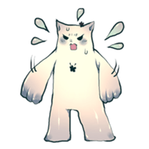 cat golem sticker #131933