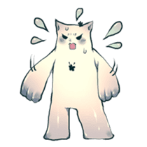 cat golem sticker #131933