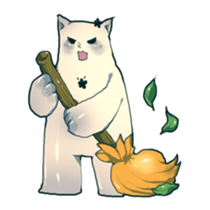 cat golem sticker #131937