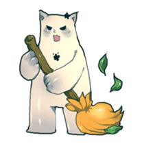 cat golem sticker #131937